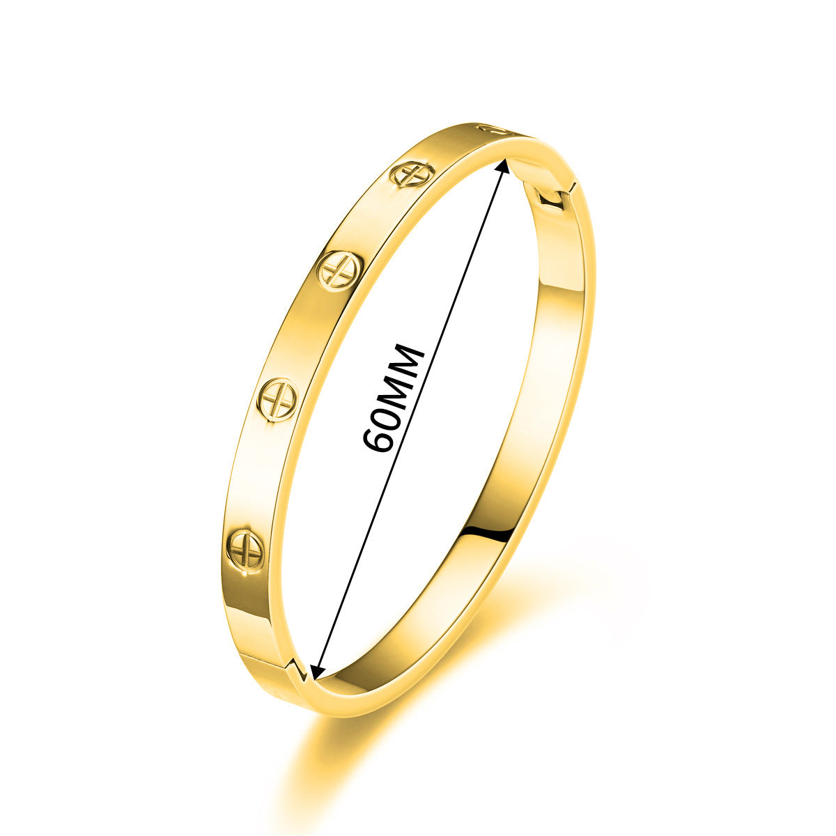 Cross Nail Armband – Edelstahl, Unisex