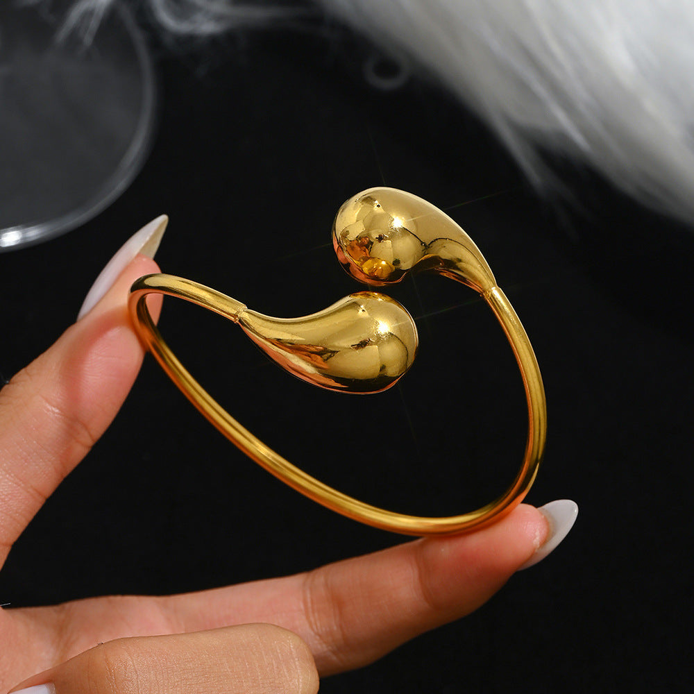 Diamond Armband – 18K Gold, Titan-Stahl