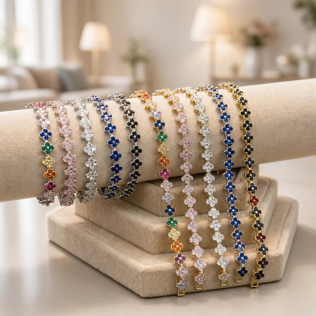 Lucky Clover Armband – Charm Armband aus Edelstahl
