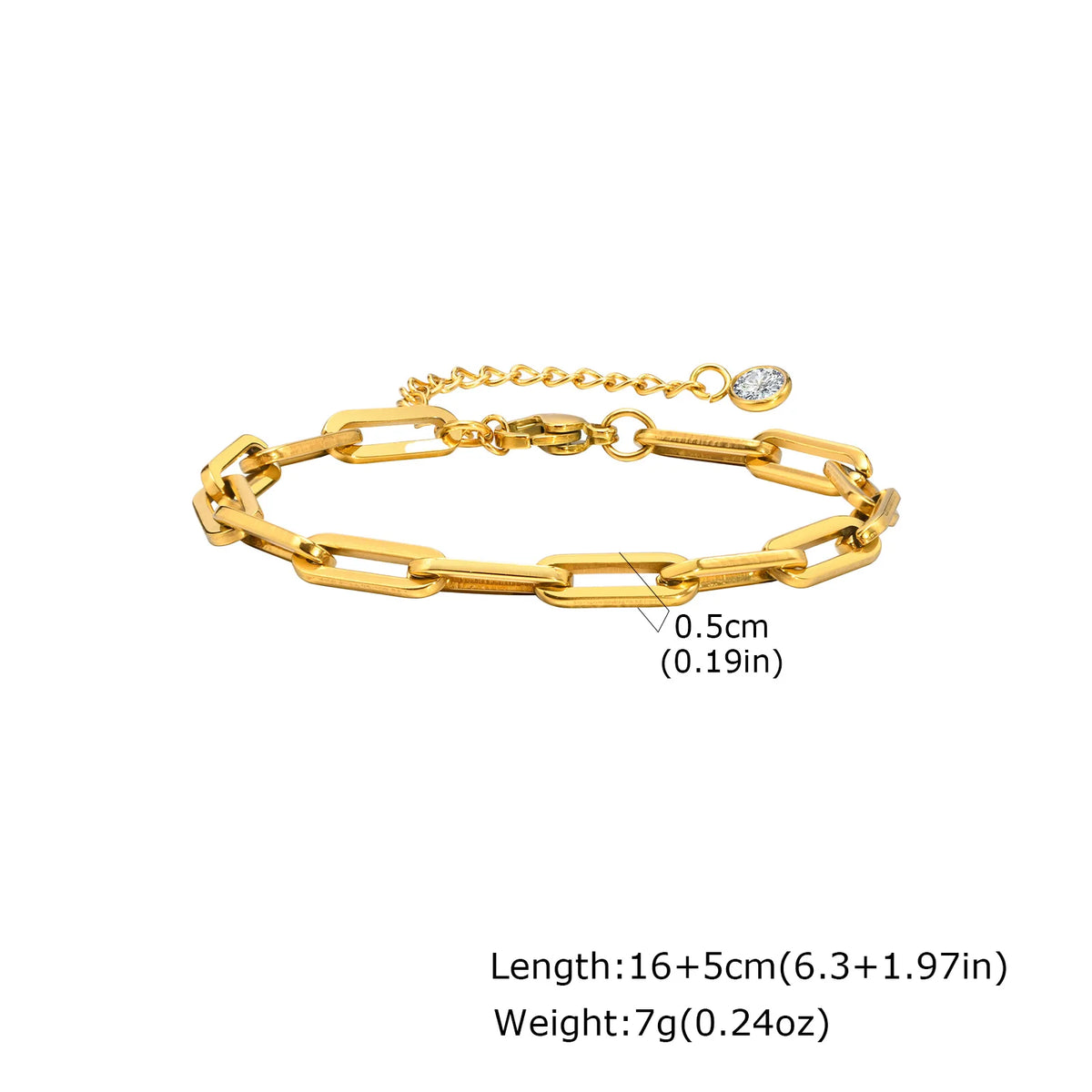 Herringbone Armband – 14K vergoldet, wasserfest