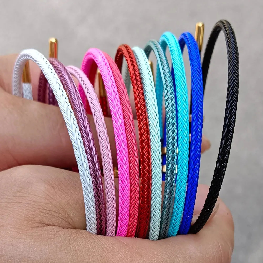 Colorful Rope Armband – Edelstahl, Unisex